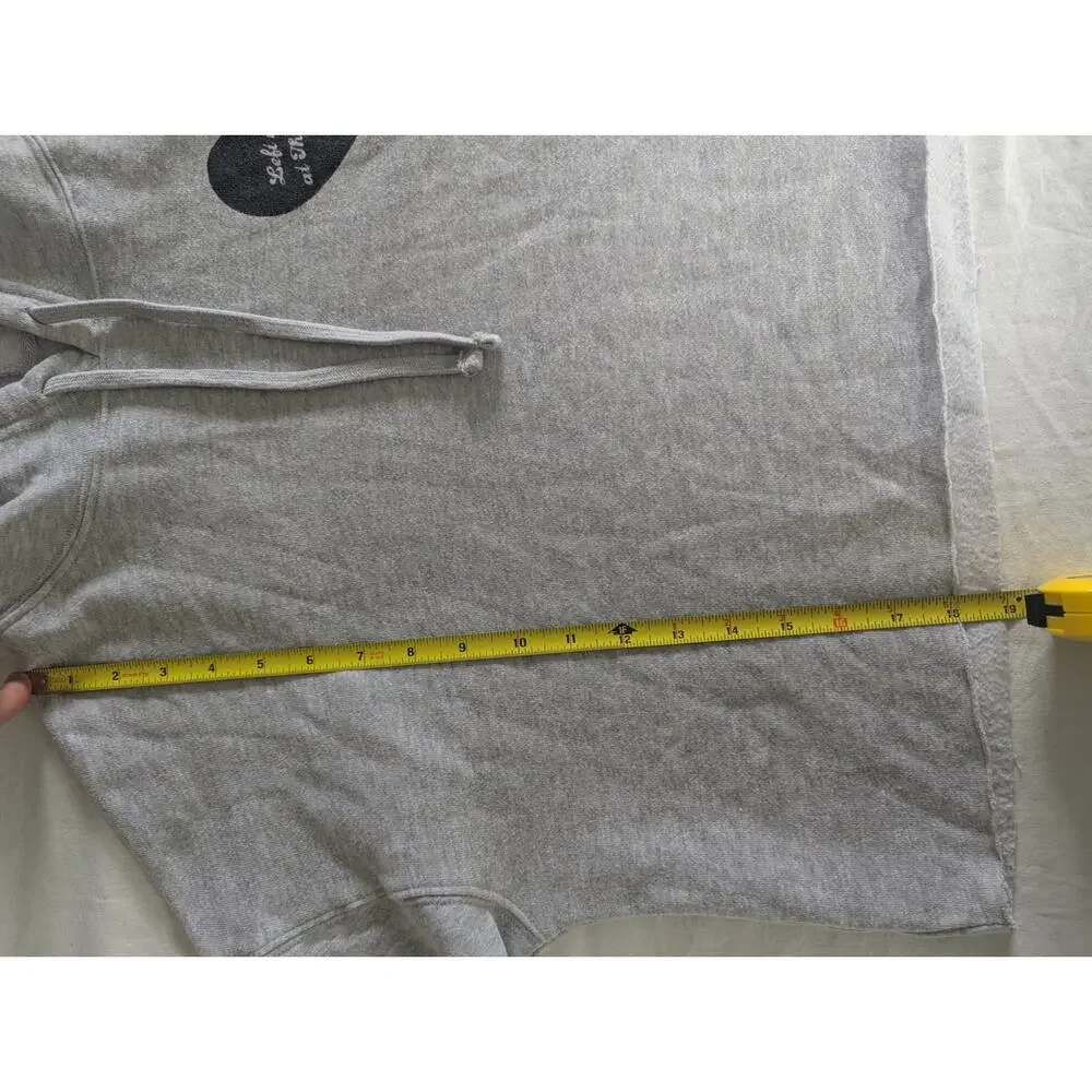 Machine Gun Kelly MGK Hoodie Size L 27 Club Coffee Official Merch Cropped Grey